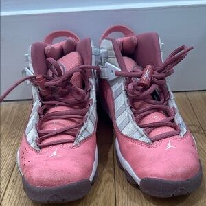 Jordan Kids Sneakers Pink and White